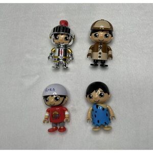 Ryan’s World Figure Lot 4 Figures 3–3.5” Sherlock Knight Caveman Bicycle
